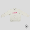 Amiri Playboy Crewneck in White