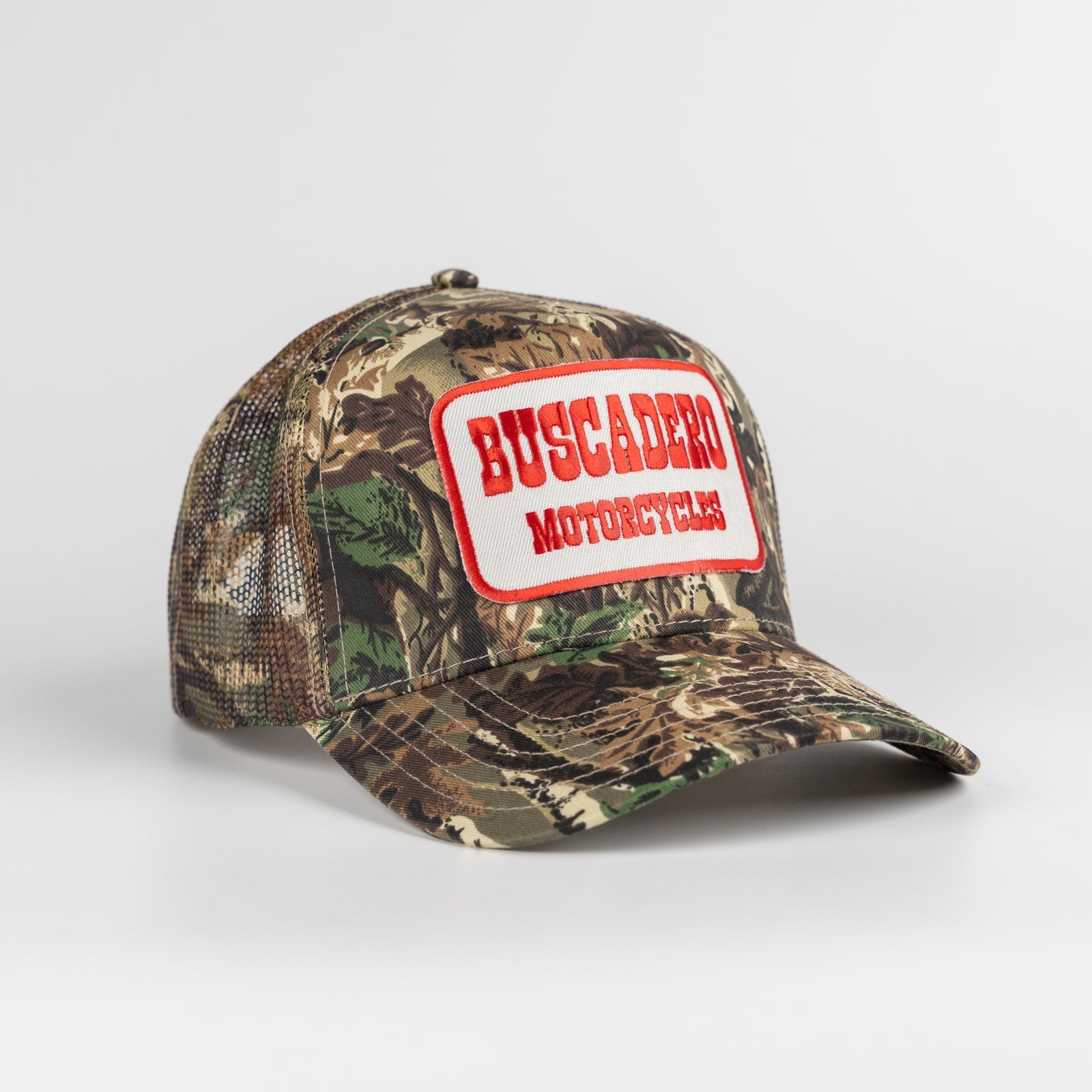 'Red Barrel' 5 Panel Mid Profile Mesh Trucker Hat - Camo