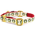 5/8″ Wreaths – Limited Buckle Martingale Dog Collar