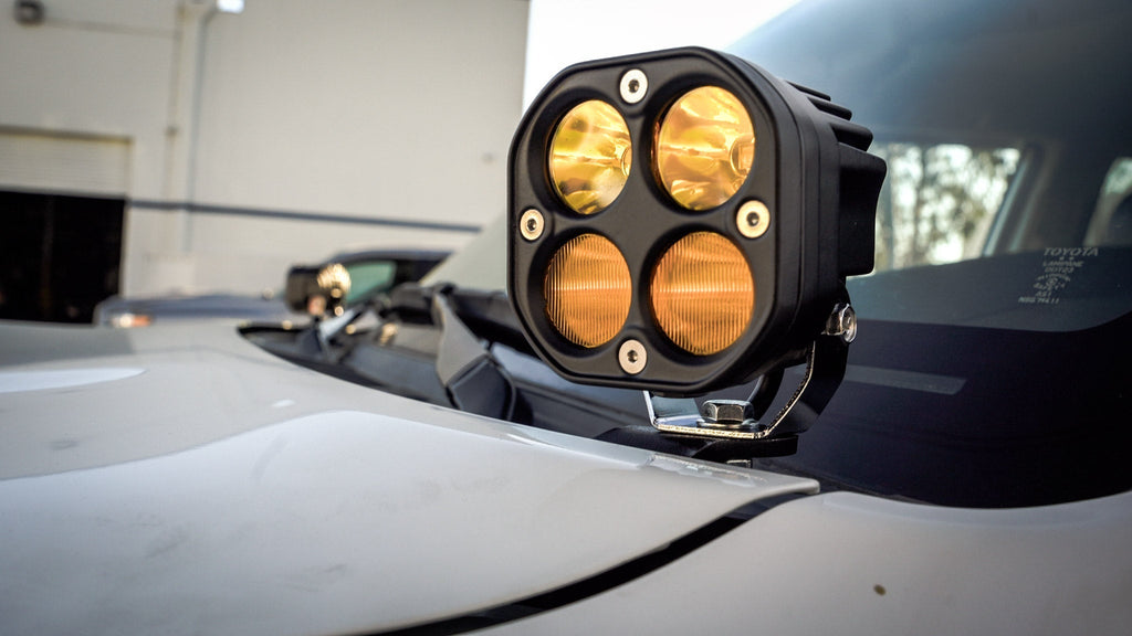 HPS Performance Products HPS Ditch Light Bracket Kit Toyota 2010-2023 4Runner DTC-100