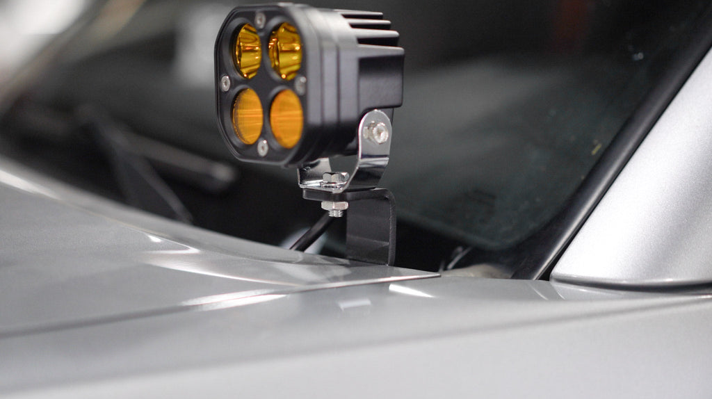 HPS Performance Products HPS Ditch Light Bracket Kit Toyota 2016-2023 Tacoma DTC-101