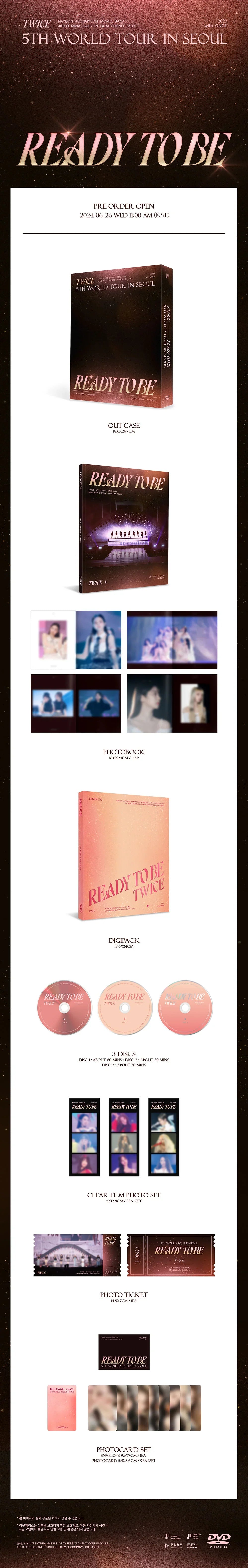 Twice - Ready To Be 5th World Tour In Seoul (DVD)