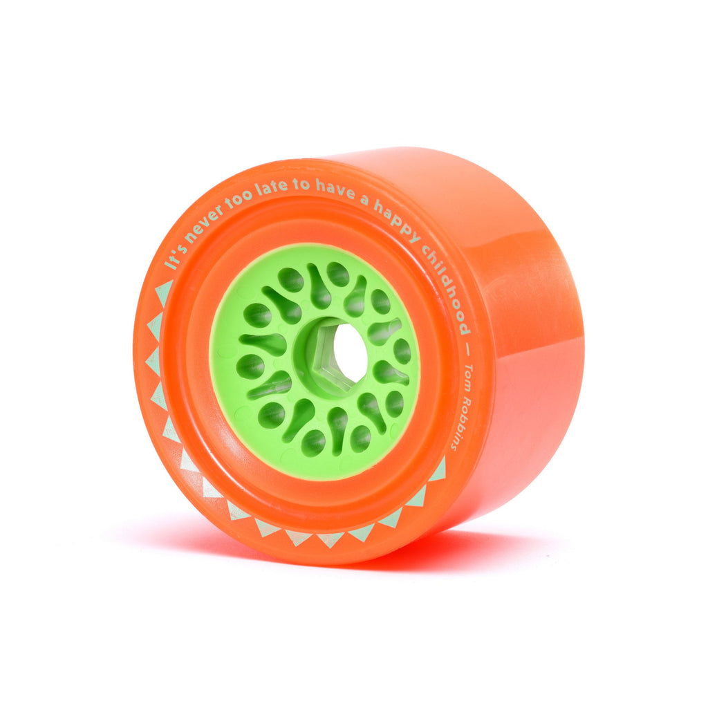 Orangatang Dad Bods 105mm 80a Longboard Wheels  - Orange
