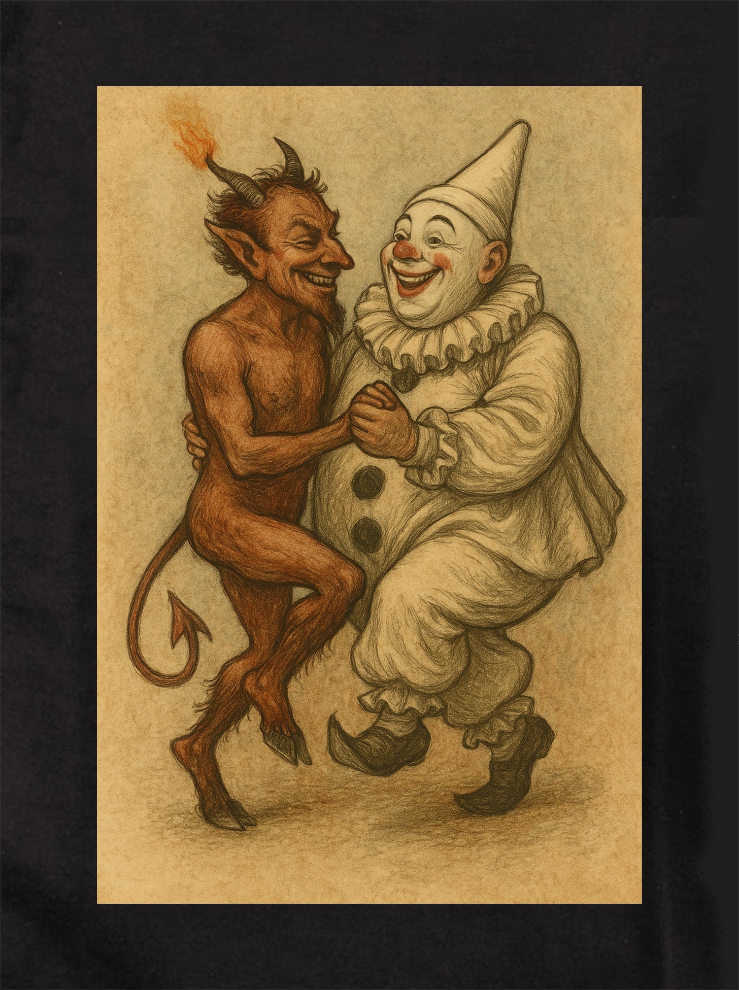 Dancing Devil Clown T-Shirt