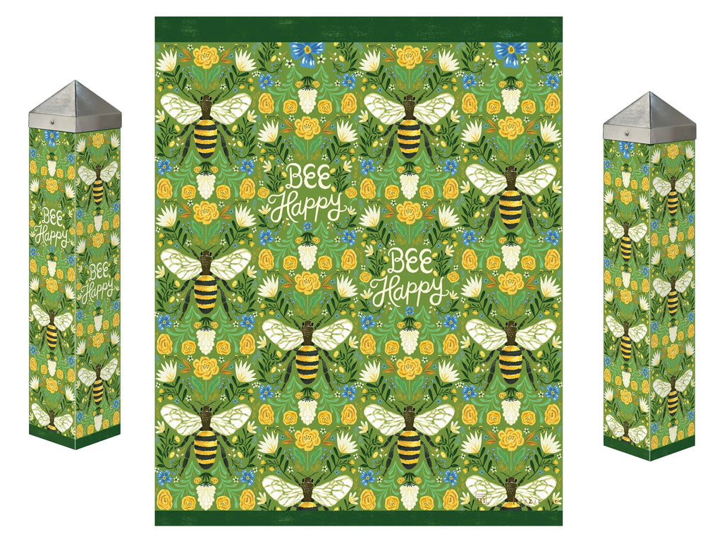 Deco Bee Art Pole 20 Inches