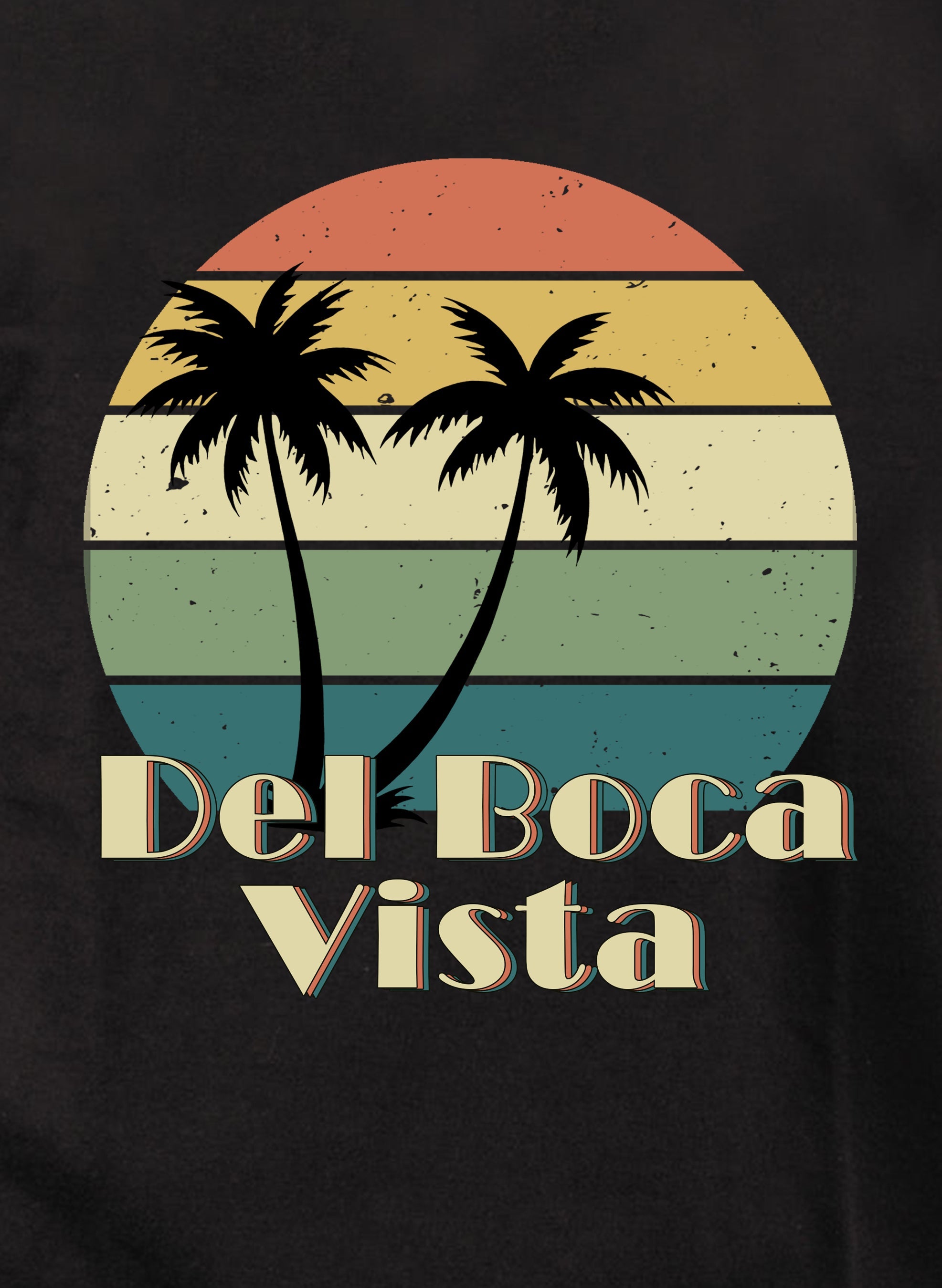Del Boca Vista Retro T-Shirt
