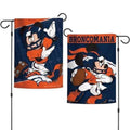 Denver Broncos Garden Flag 2 Sided Mickey Mouse Broncomania