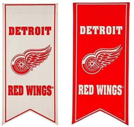 Detroit Red Wings Garden Flag 2 Sided Long Pennant