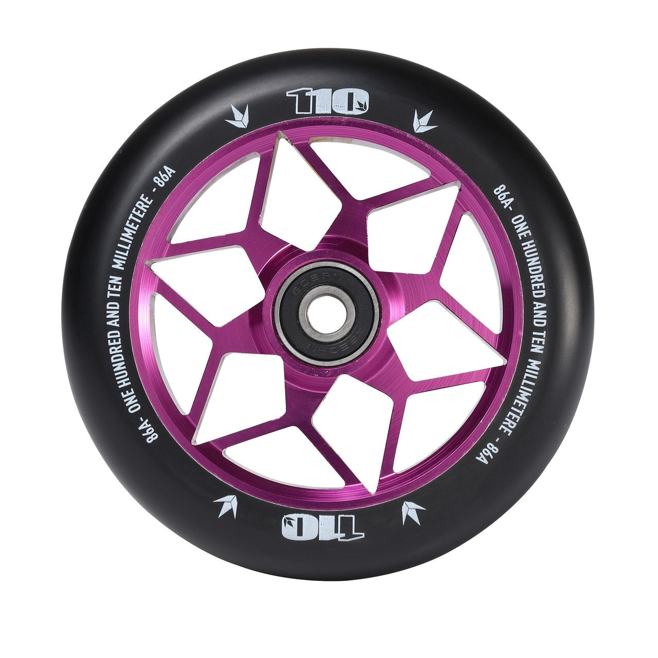 Envy Diamond Scooter Wheel 110mm - Purple (Pair)