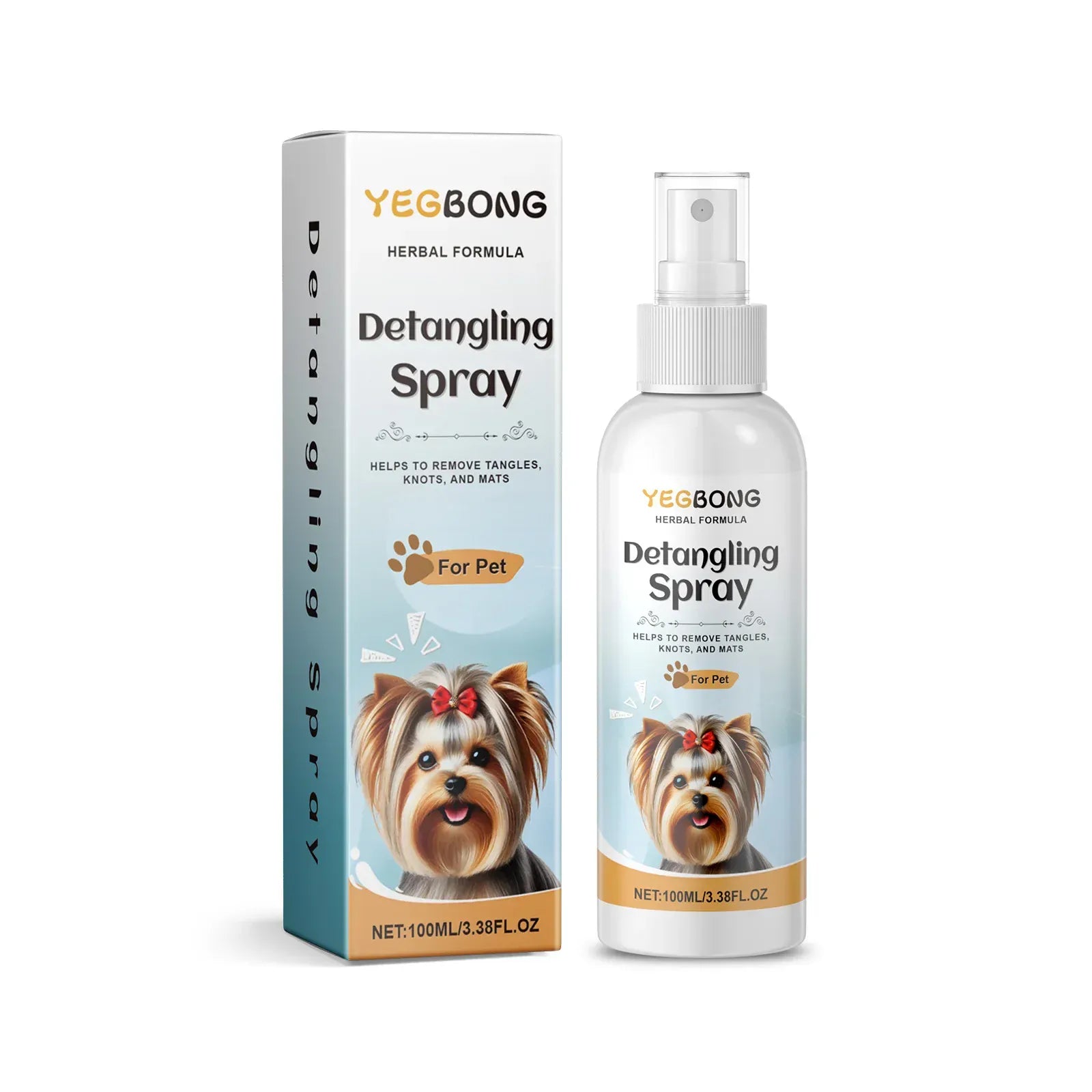 Dog Grooming Spray – Detangling & Moisturizing Mist