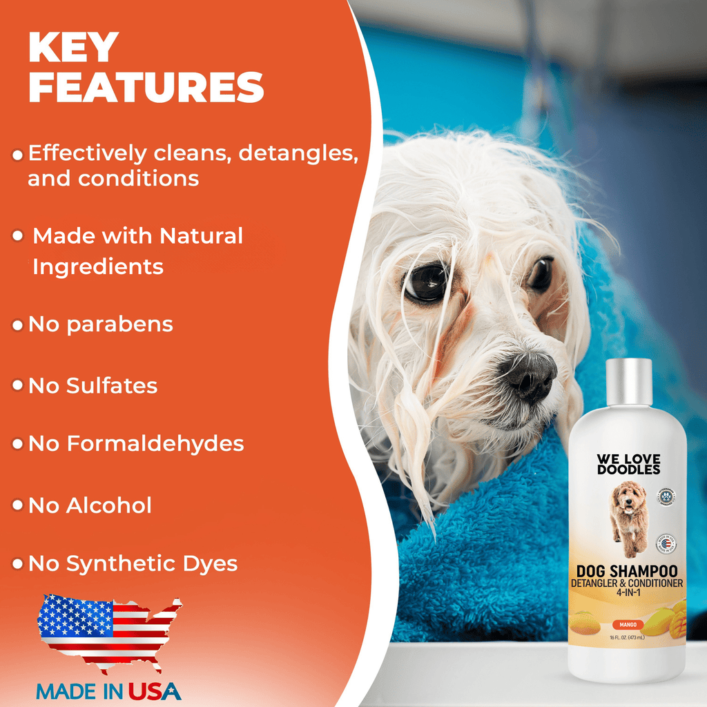 Dog Shampoo New Scents – Mango & Ocean Breeze (4-in-1)