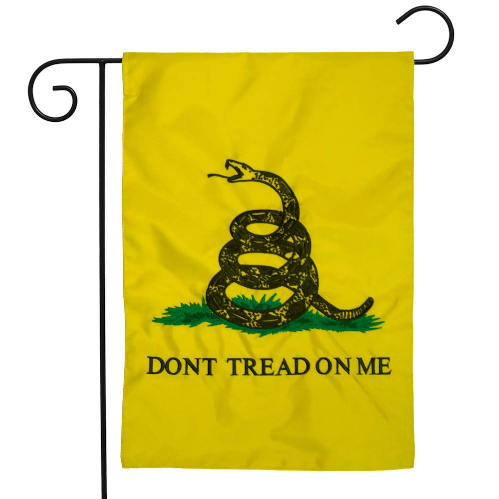 Don't Tread On Me Gadsden Garden Flag