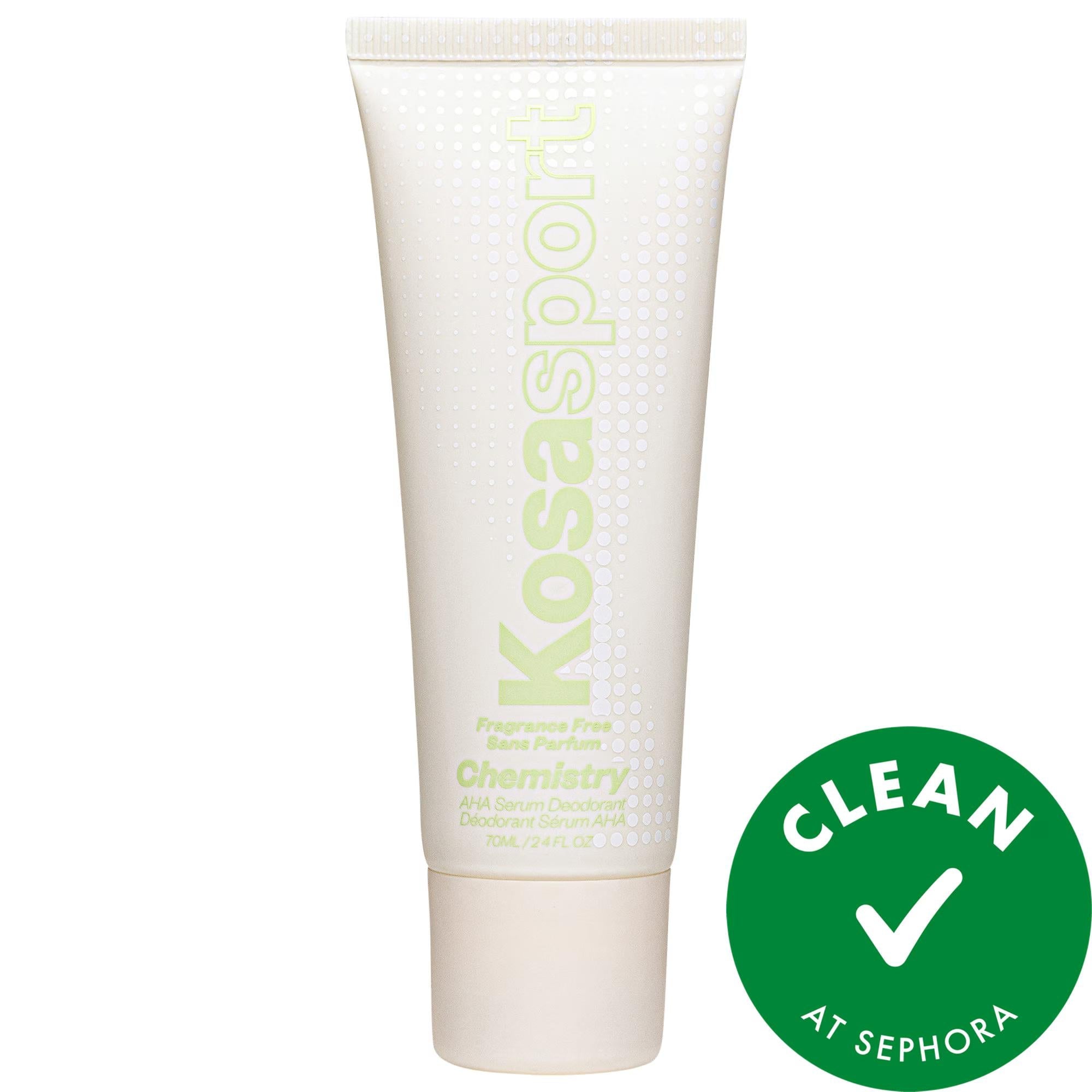 Chemistry Serum Deodorant - Natural, Aluminum-Free, AHA Blend for Odor Protection & Skin Care - Sensitive Skin Friendly