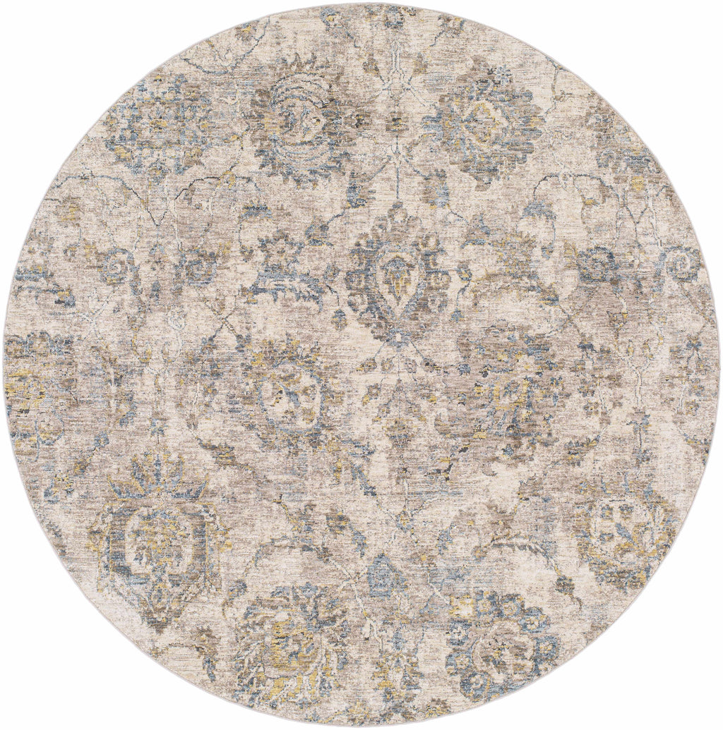 Morinville Teal Floral Rug