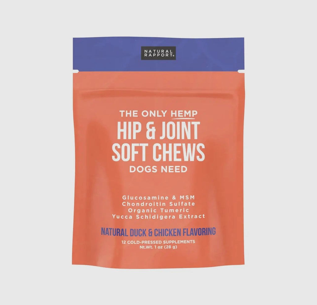 🦴🐾 Hip & Joint Support Soft Chews for Dogs – Glucosamine, Chondroitin, MSM & Turmeric