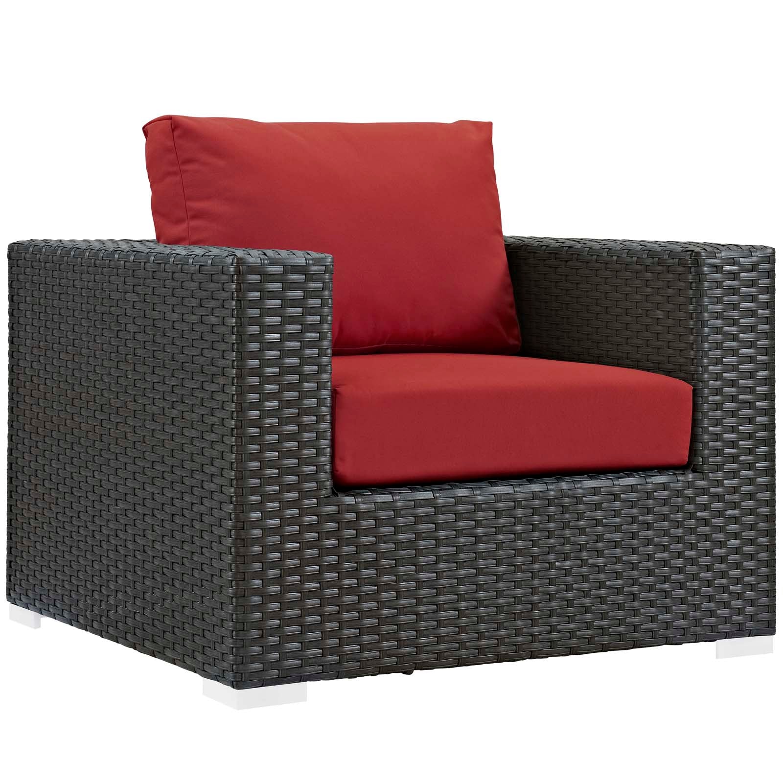 Sojourn 11 Piece Outdoor Patio Sunbrella¨ Sectional Set by Modway