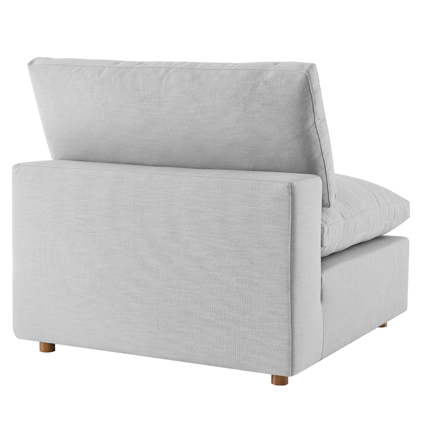 Commix 5-Piece Down Filled Overstuffed Armless Sectional Sofa by Modway