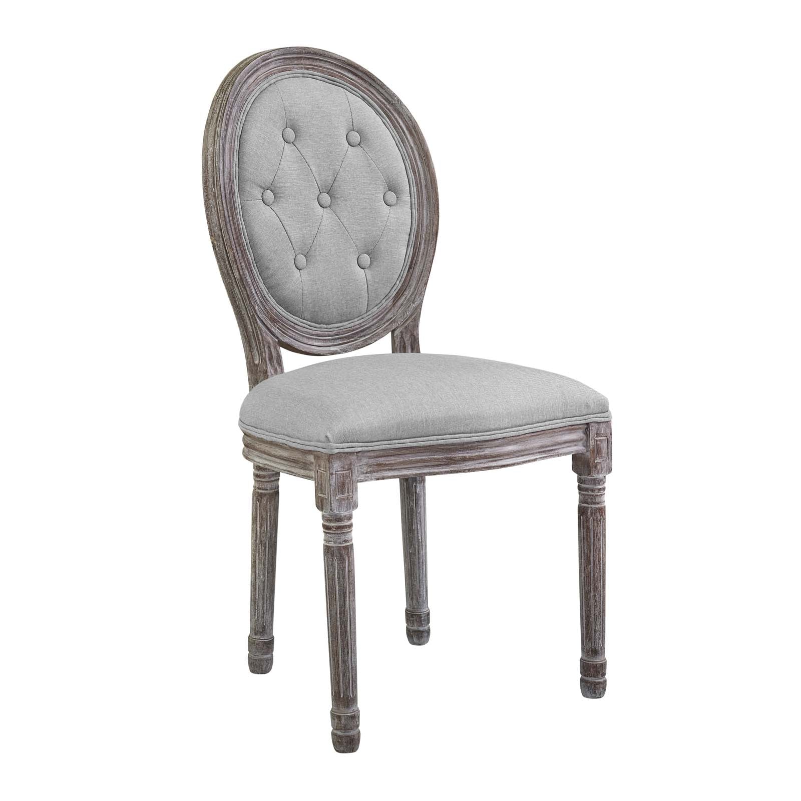 Arise Upholstered Fabric Dining Side Chair Set of 4 by Modway