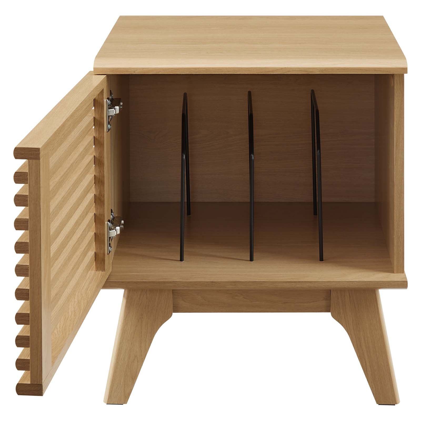 Render Vinyl Record Display Stand by Modway