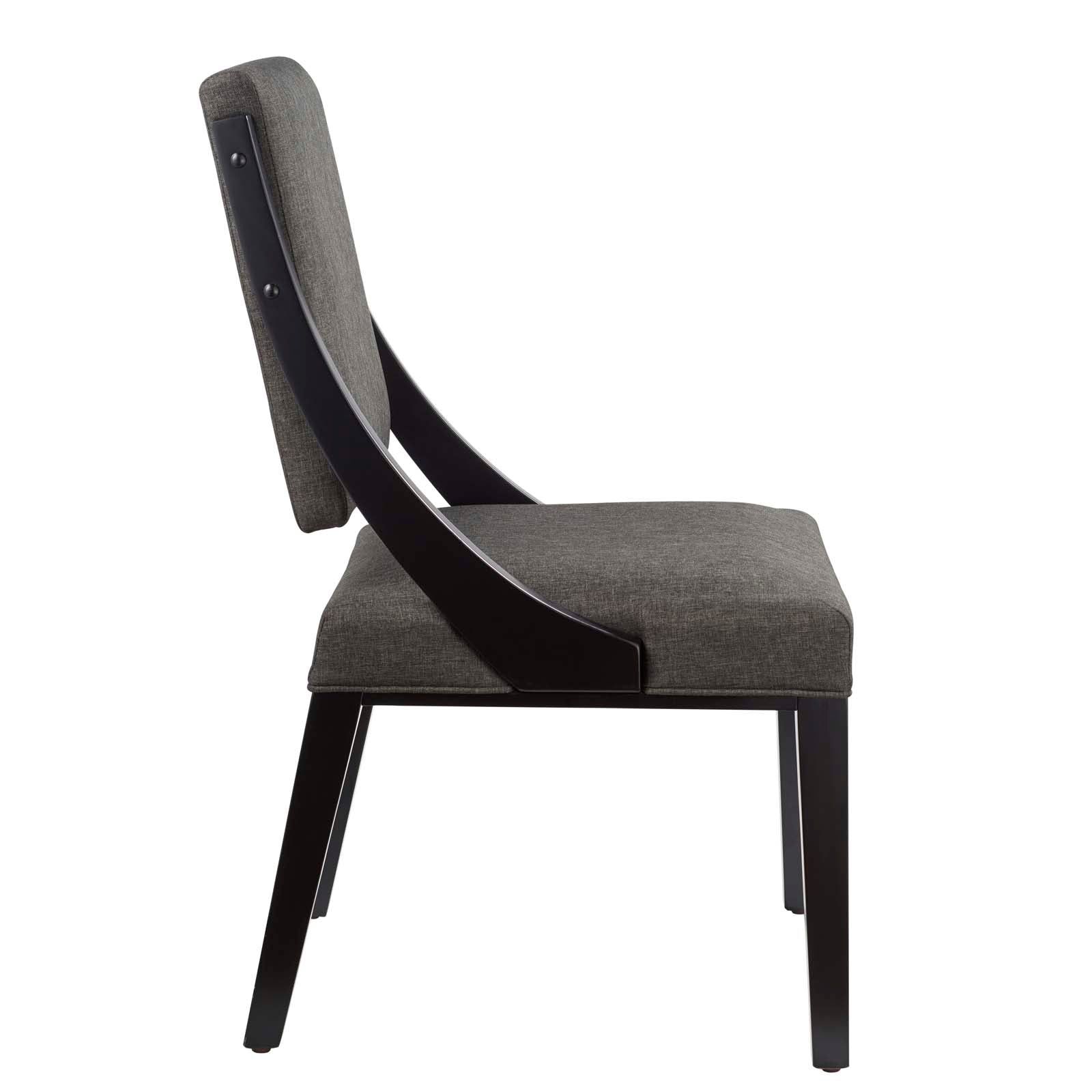 Cambridge Upholstered Fabric Dining Chairs Set of 2 by Modway