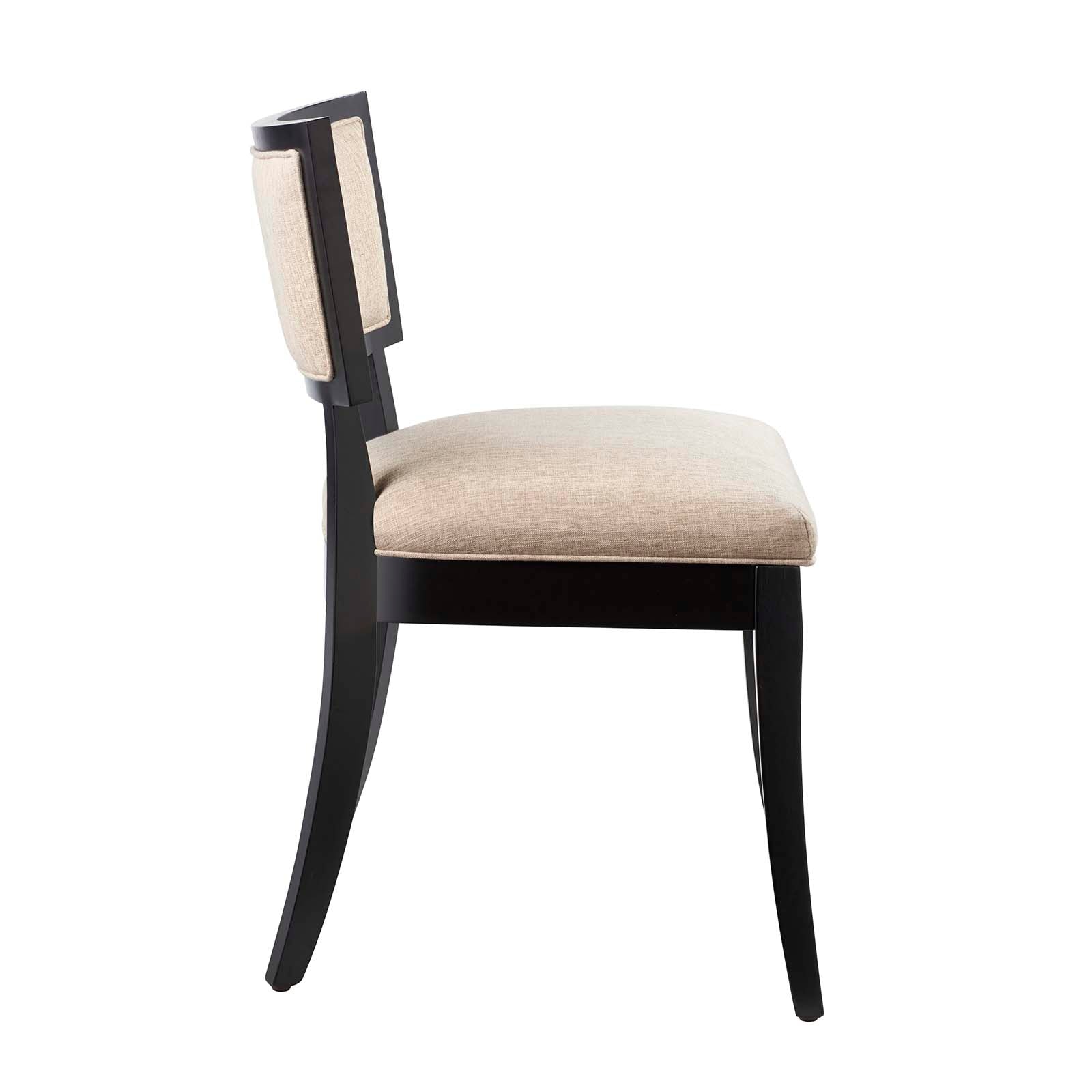 Pristine Upholstered Fabric Dining Chairs Set of 2 by Modway