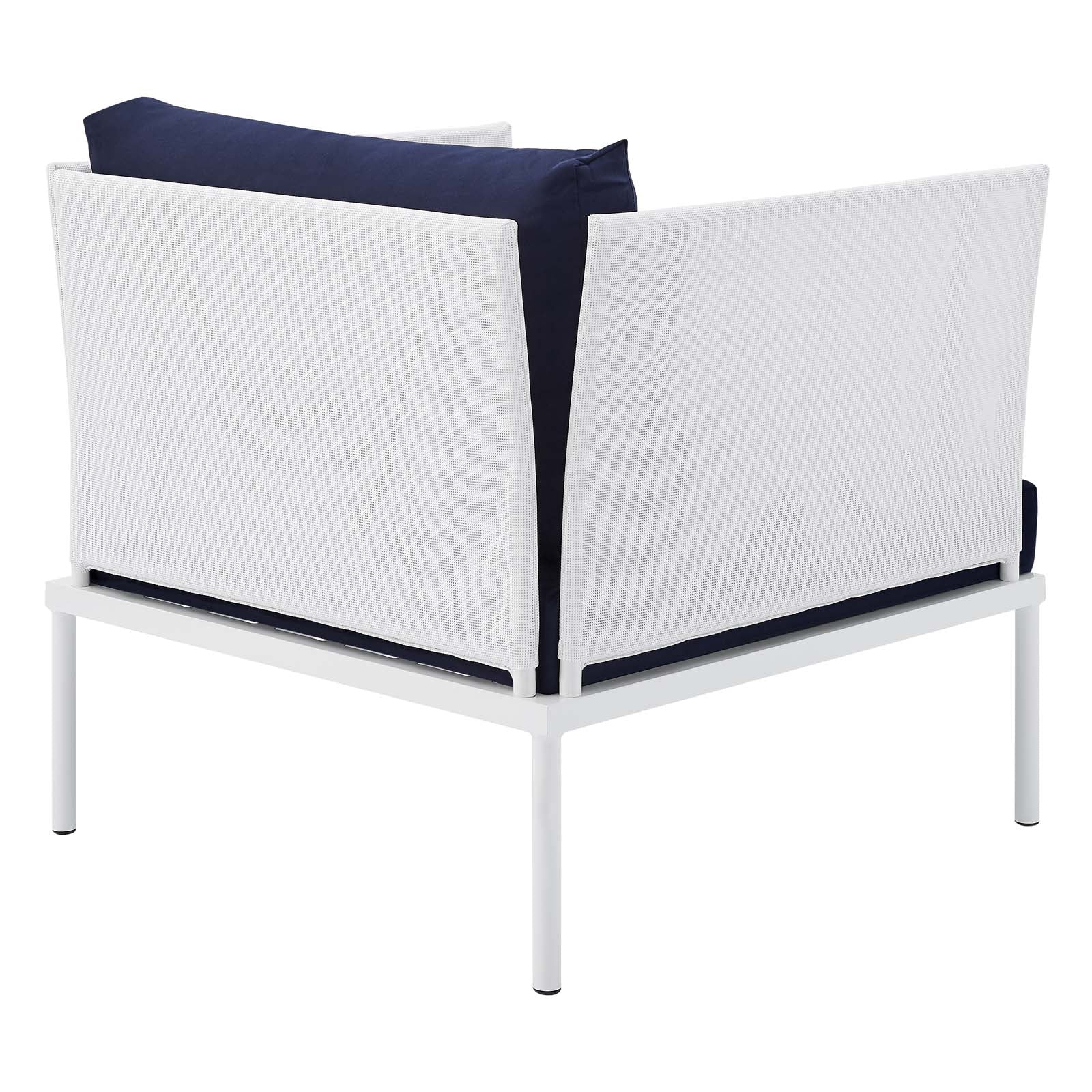 Harmony 3-Piece Sunbrella¨ Outdoor Patio Aluminum Seating Set by Modway