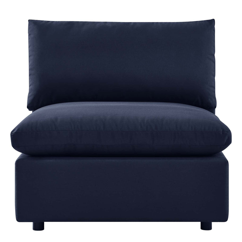 Commix Overstuffed Outdoor Patio Armless Chair by Modway