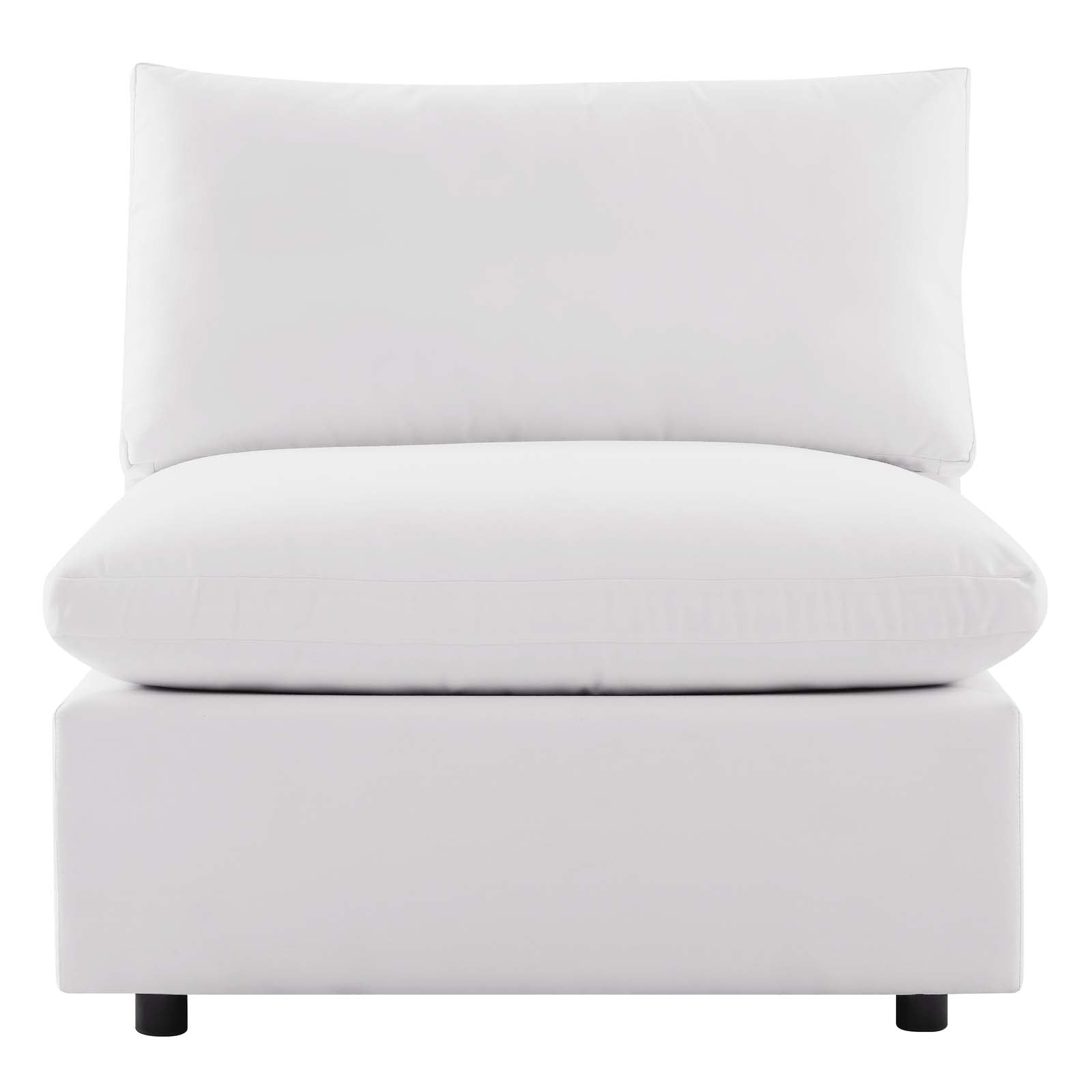 Commix Overstuffed Outdoor Patio Armless Chair by Modway