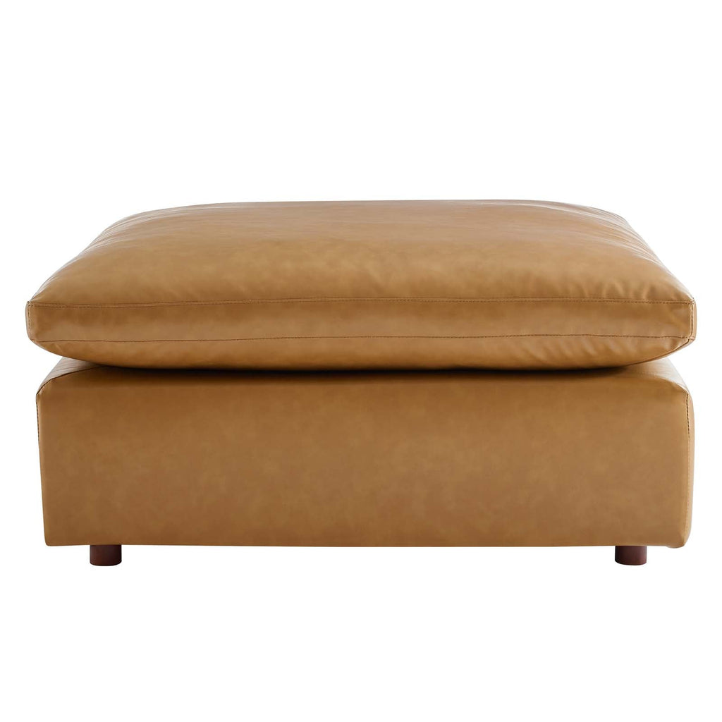 Commix 6-Piece Down Filled Overstuffed Vegan Leather Sectional Sofa by Modway