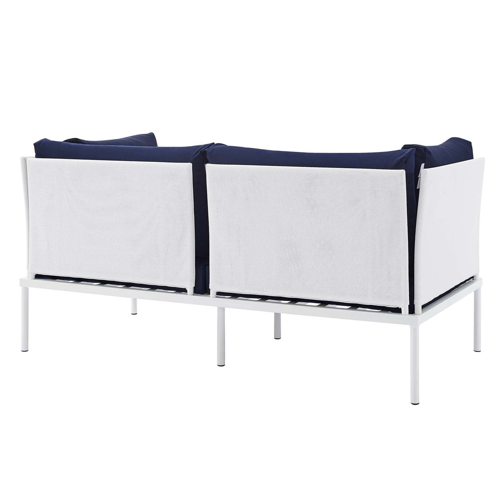 Harmony 5-Piece Sunbrella¨ Outdoor Patio Aluminum Furniture Set by Modway