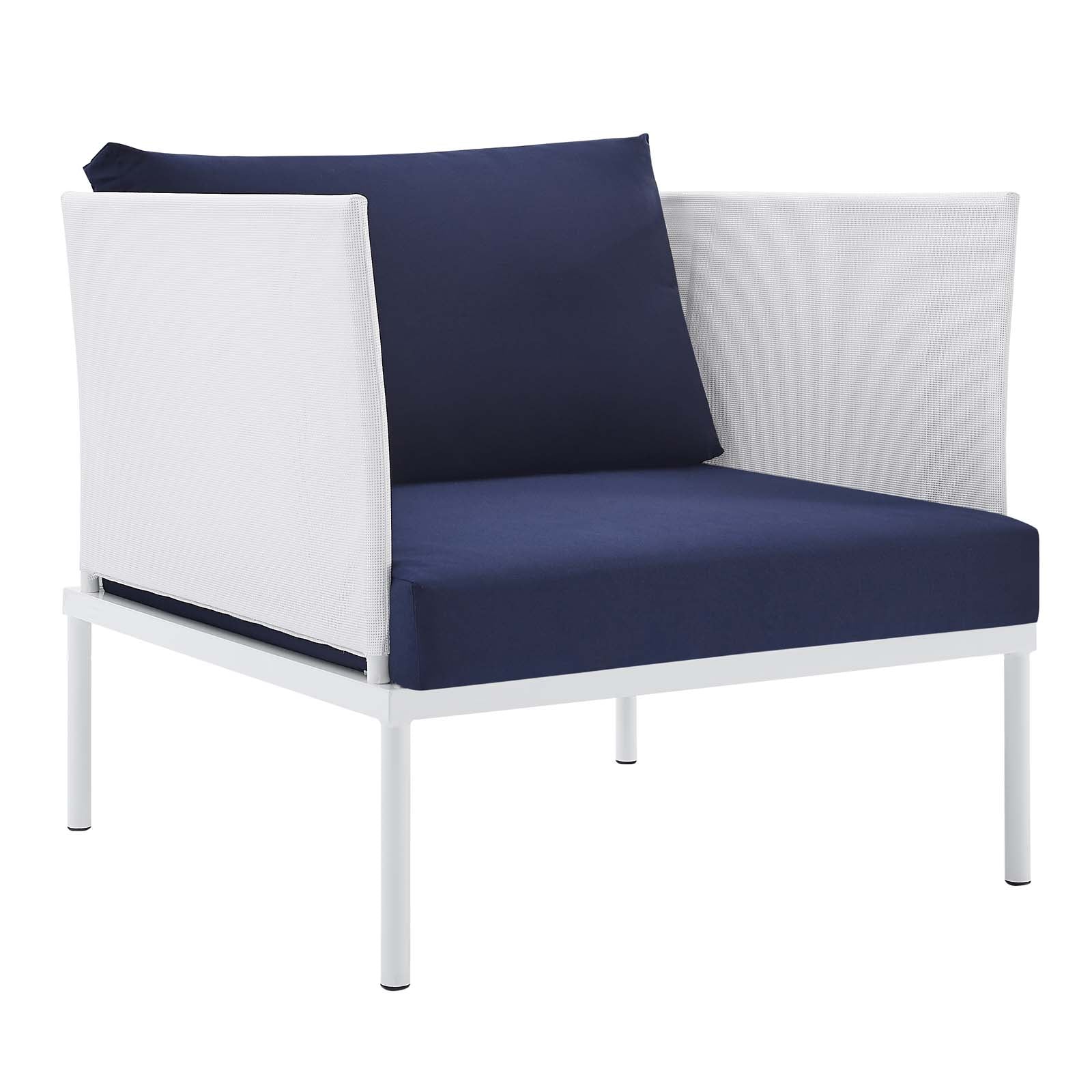 Harmony 5-Piece Sunbrella¨ Outdoor Patio Aluminum Furniture Set by Modway