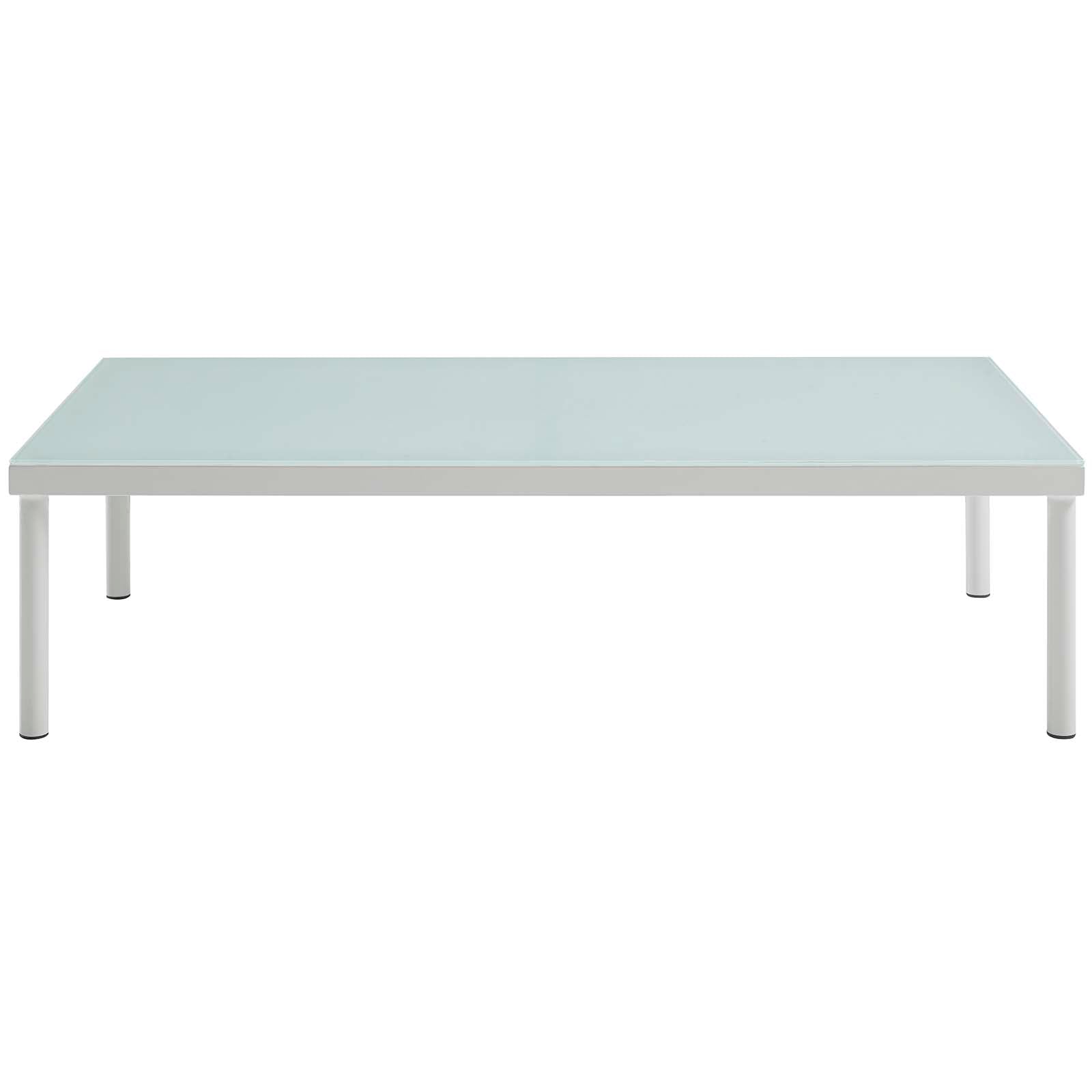 Harmony 5-Piece Sunbrella¨ Outdoor Patio Aluminum Furniture Set by Modway
