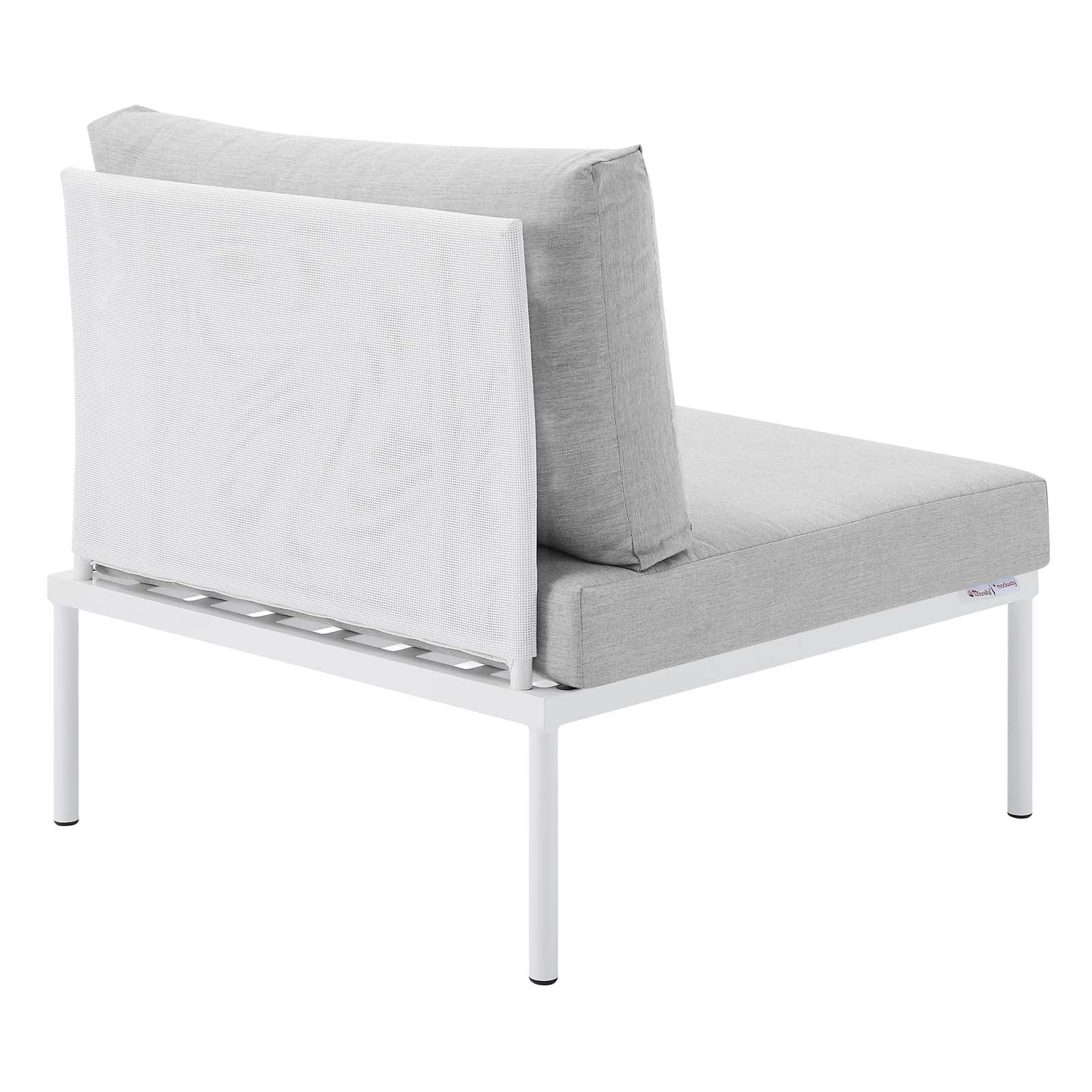 Harmony 7-Piece Sunbrella¨ Outdoor Patio Aluminum Sectional Sofa Set by Modway