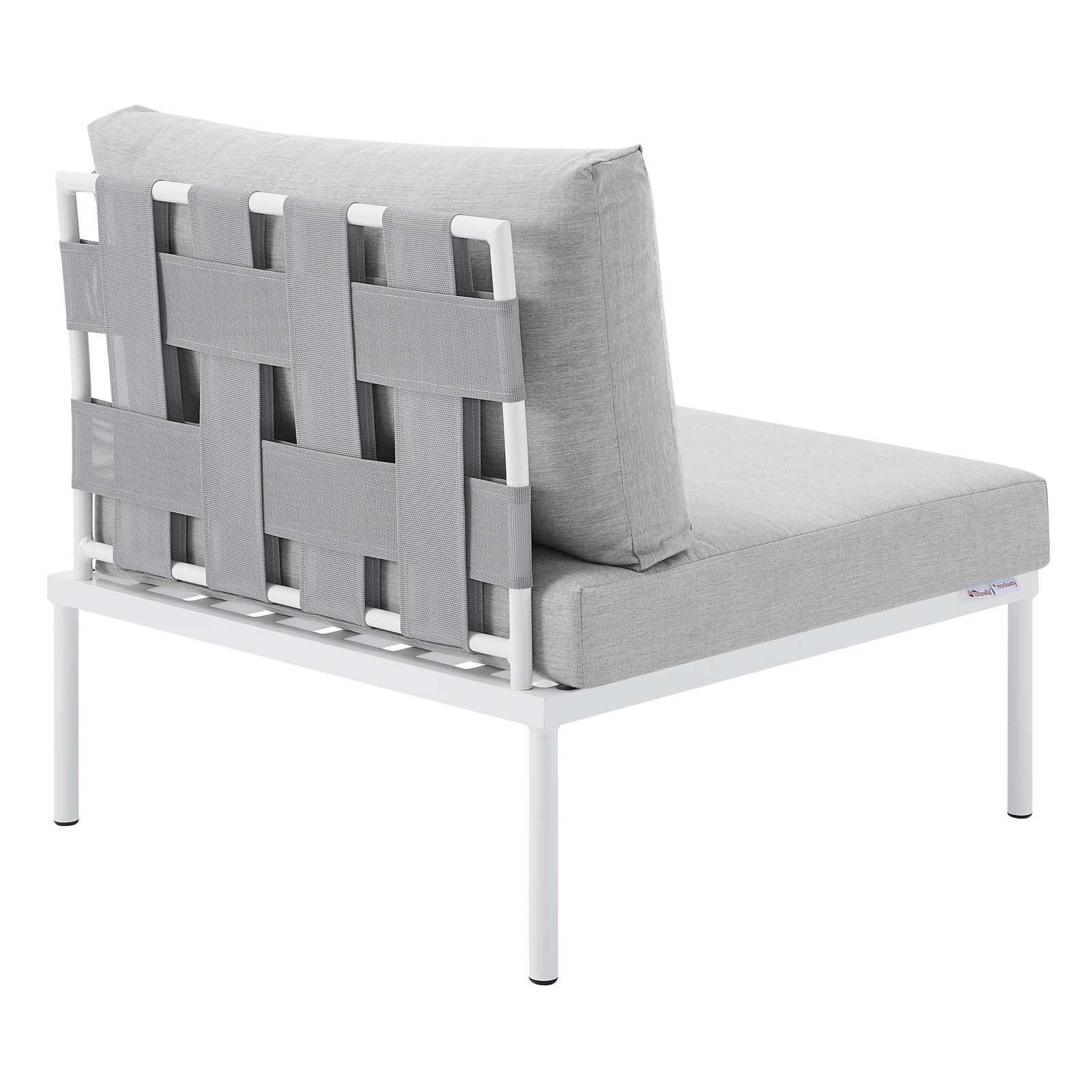 Harmony 8-Piece Sunbrella¨ Outdoor Patio Aluminum Sectional Sofa Set by Modway