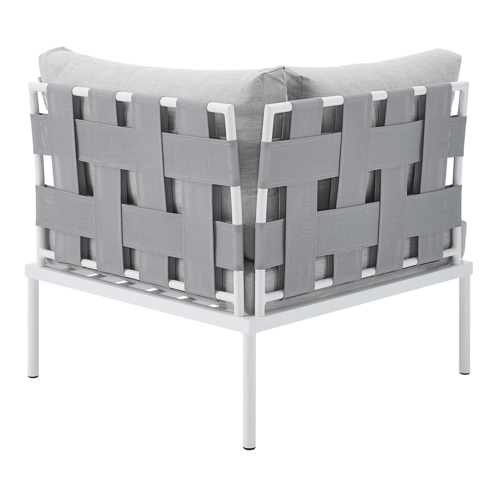 Harmony 8-Piece Sunbrella¨ Outdoor Patio Aluminum Sectional Sofa Set by Modway