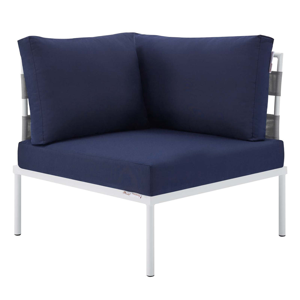Harmony 8-Piece Sunbrella¨ Outdoor Patio Aluminum Sectional Sofa Set by Modway