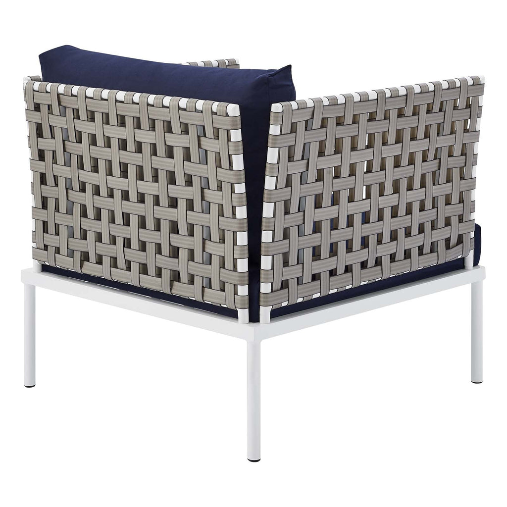 Harmony 8-Piece Sunbrella¨ Basket Weave Outdoor Patio Aluminum Seating Set by Modway