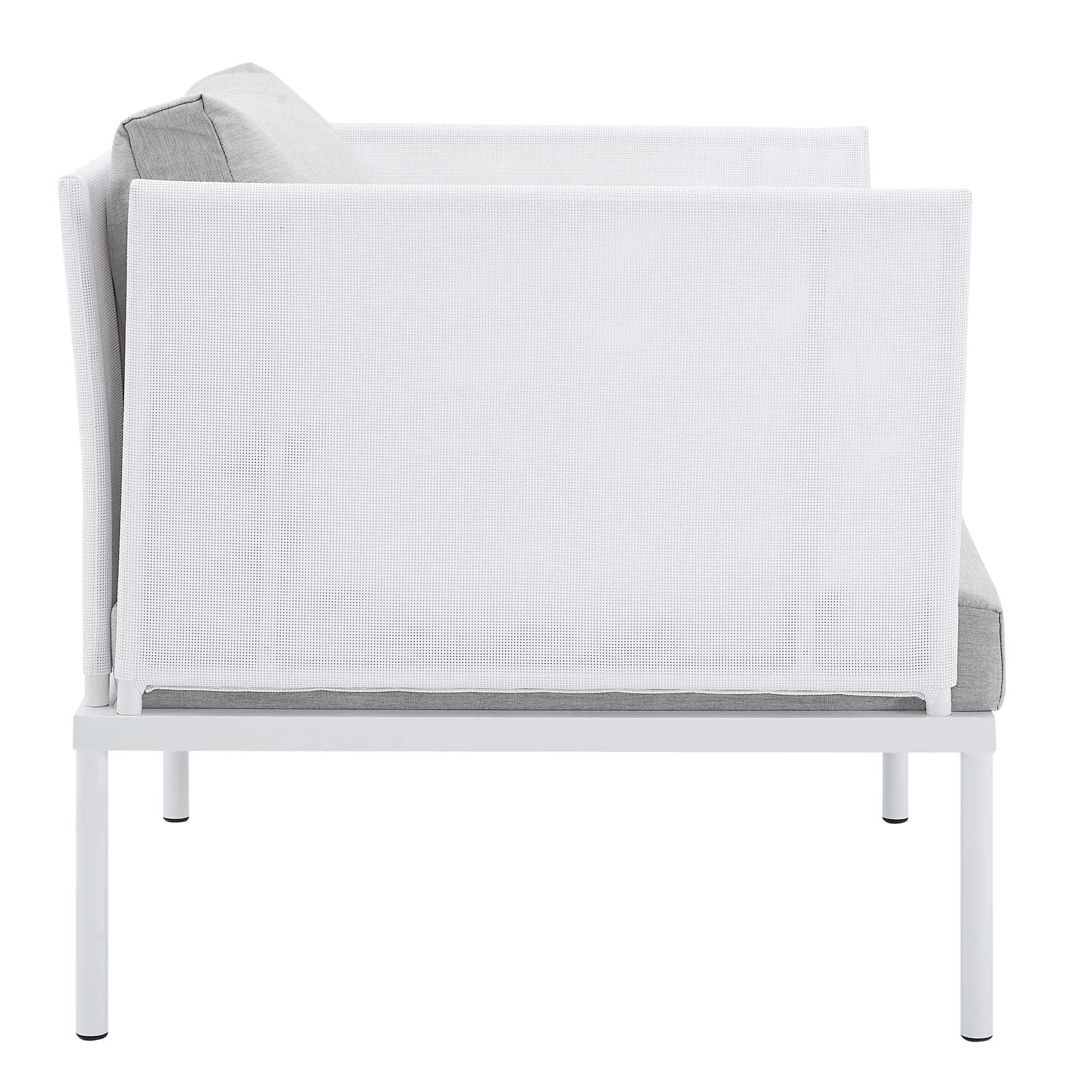 Harmony 8-Piece Sunbrella¨ Outdoor Patio Aluminum Seating Set by Modway
