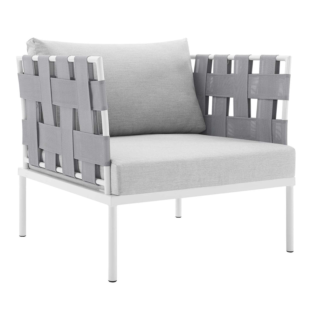 Harmony 8-Piece Sunbrella¨ Outdoor Patio Aluminum Seating Set by Modway