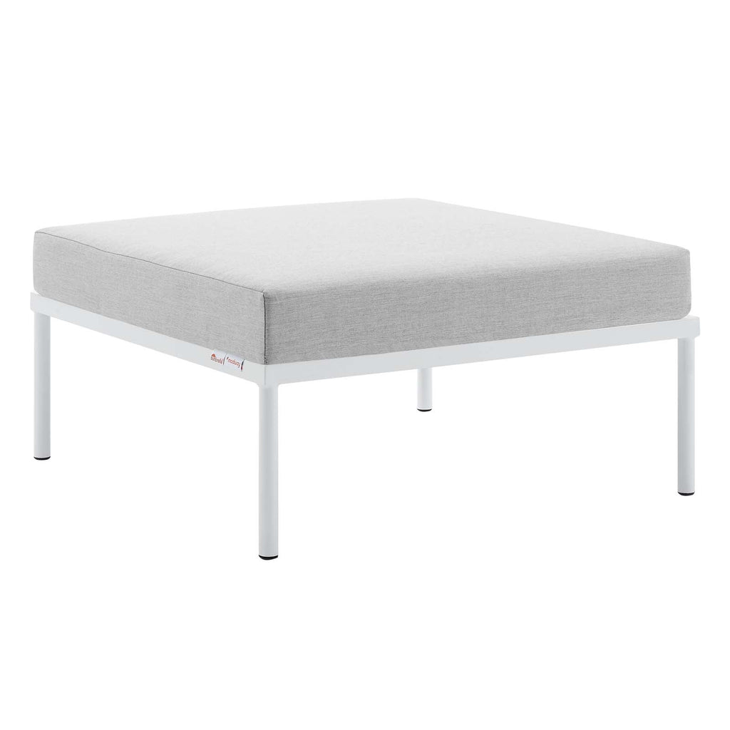 Harmony 10-Piece Sunbrella¨ Basket Weave Outdoor Patio Aluminum Sectional Sofa Set by Modway
