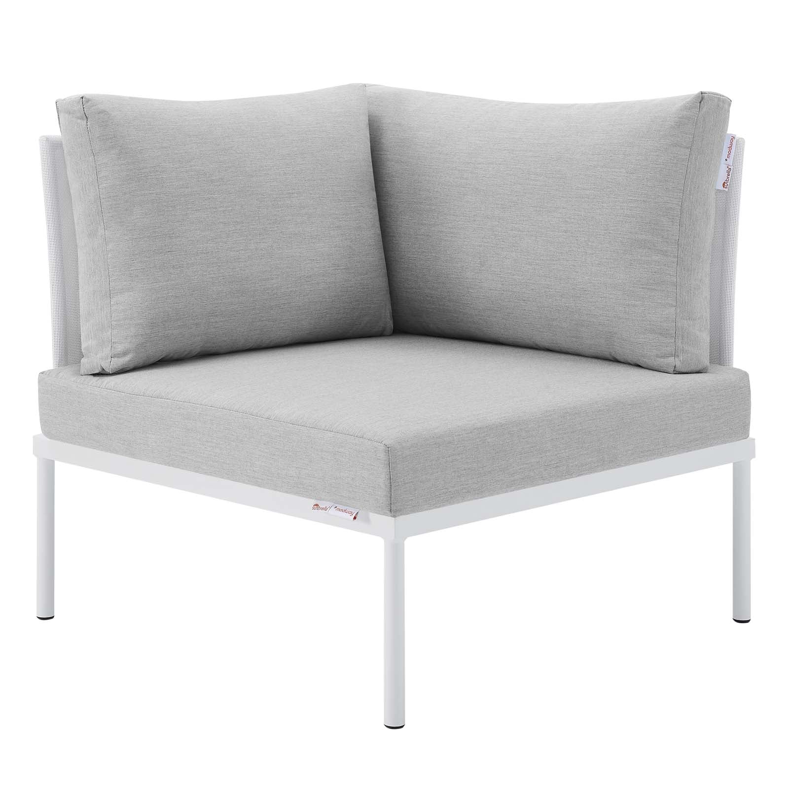 Harmony 10-Piece Sunbrella¨ Outdoor Patio Aluminum Sectional Sofa Set by Modway