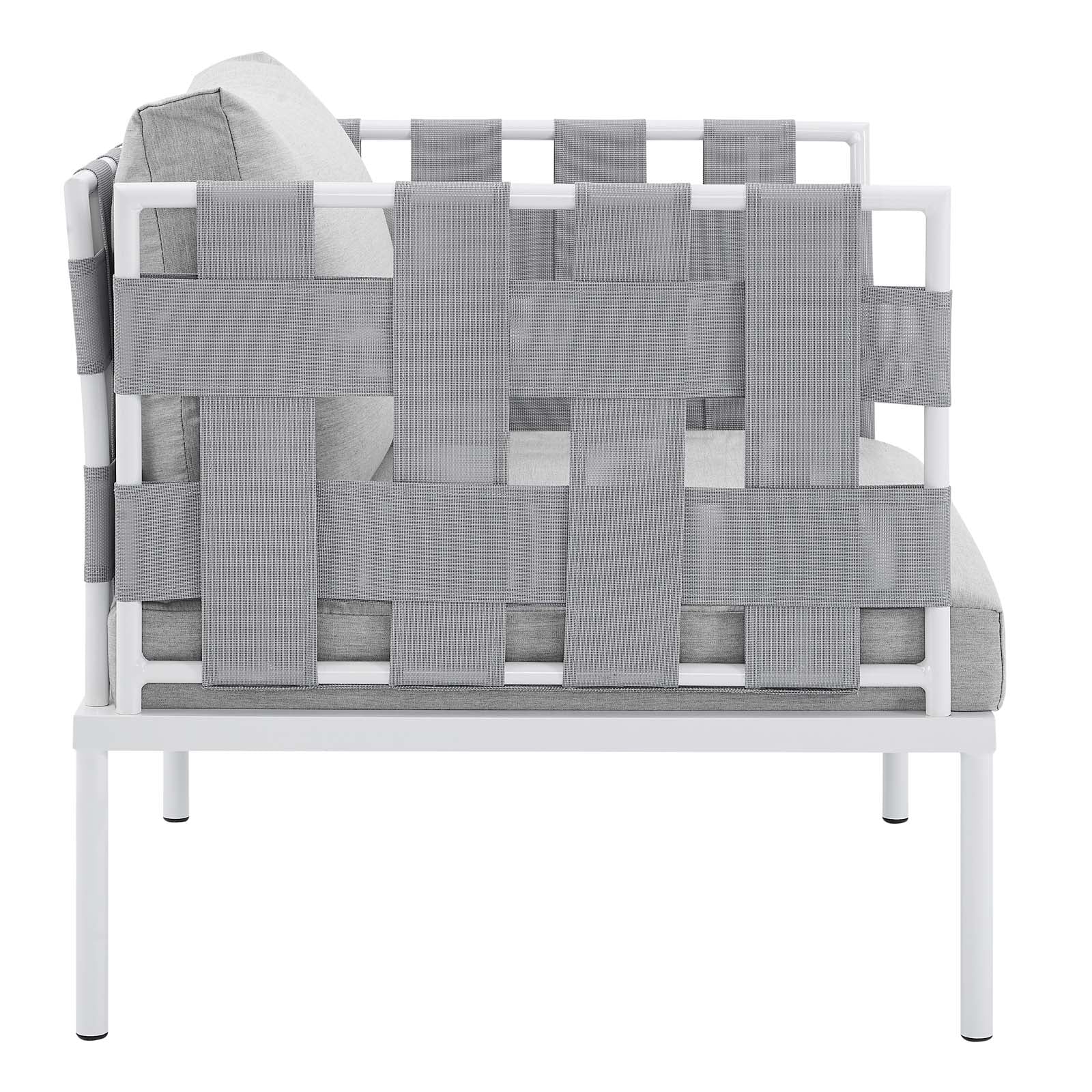 Harmony 10-Piece Sunbrella¨ Outdoor Patio Aluminum Sectional Sofa Set by Modway
