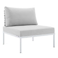 Harmony Sunbrella¨ Basket Weave Outdoor Patio Aluminum Armless Chair by Modway