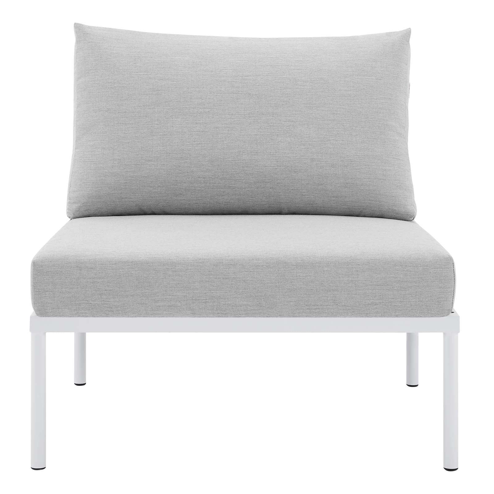Harmony Sunbrella¨ Outdoor Patio Aluminum Armless Chair by Modway