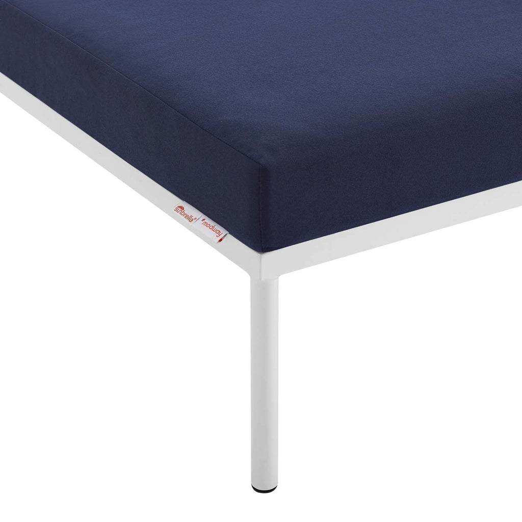 Harmony Sunbrella¨ Outdoor Patio Aluminum Armless Chair by Modway