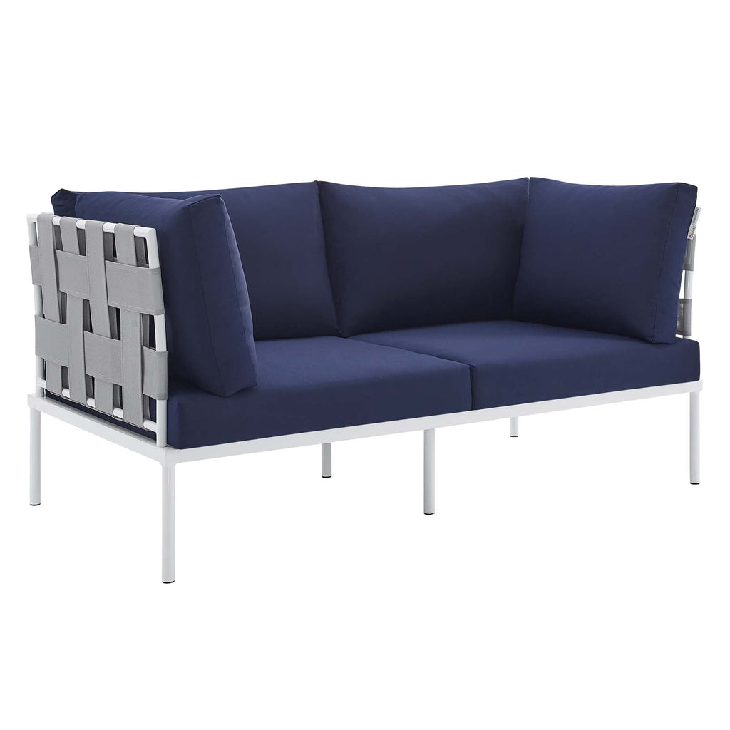 Harmony Sunbrella¨ Outdoor Patio Aluminum Loveseat by Modway