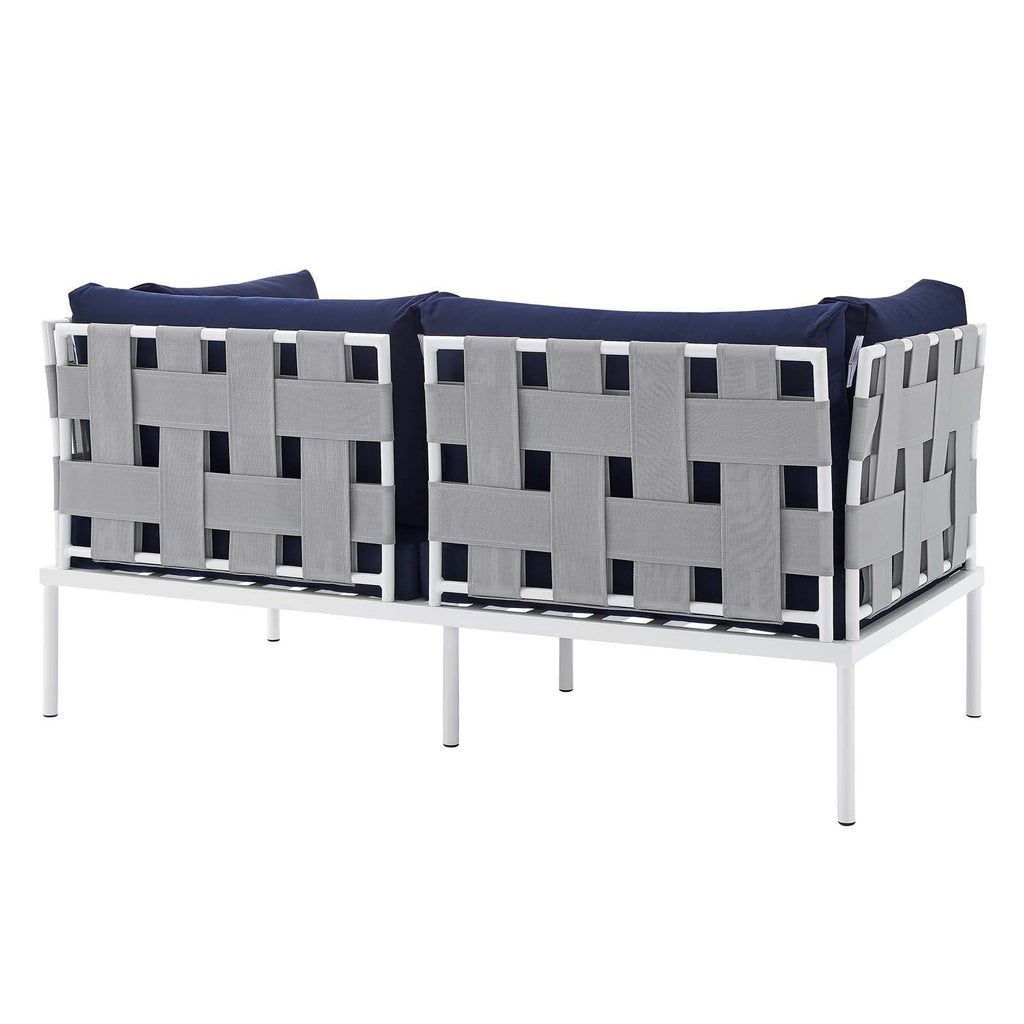 Harmony Sunbrella¨ Outdoor Patio Aluminum Loveseat by Modway