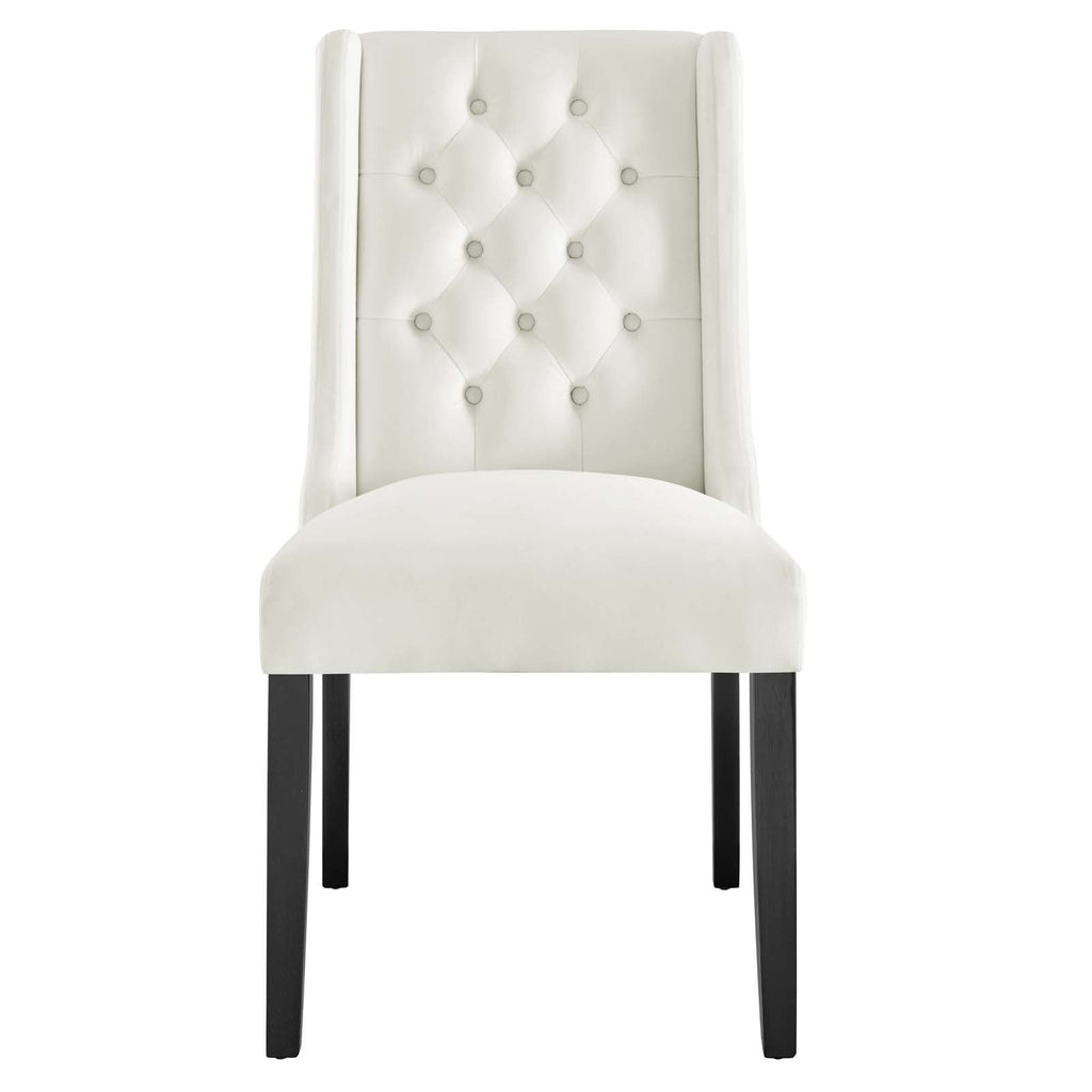 Baronet Performance Velvet Dining Chairs Set of 2 by Modway