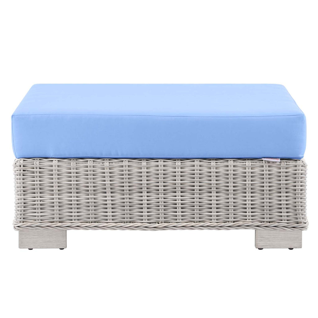 Conway Outdoor Patio Wicker Rattan 2-Piece Armchai