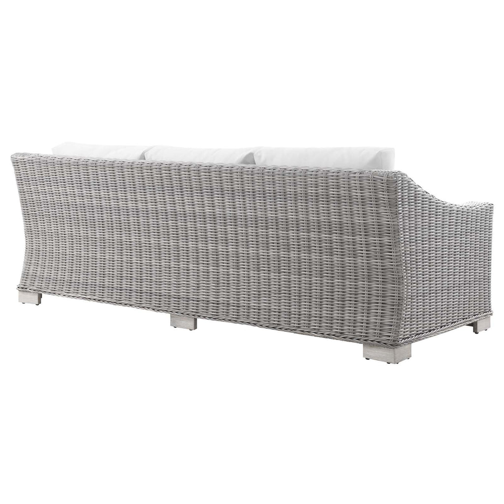 Conway 5-Piece Outdoor Patio Wicker Rattan Furniture Set by Modway